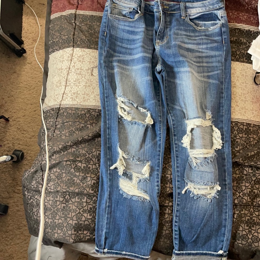 Ladies crop jeans